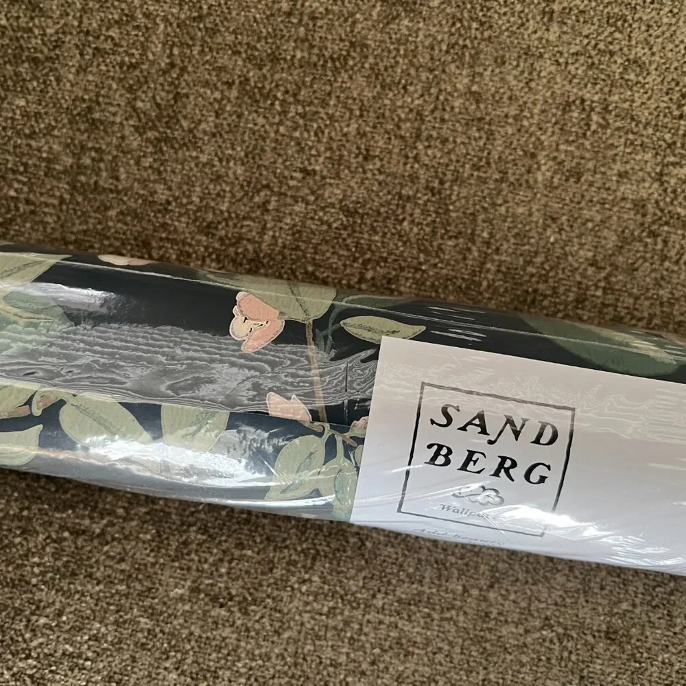 SandBerg Wallpaper Kvitten Midnight Blue 432-96